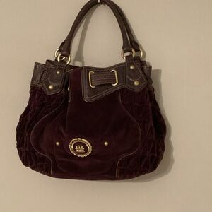Elegant Burgundy juice couture bag
